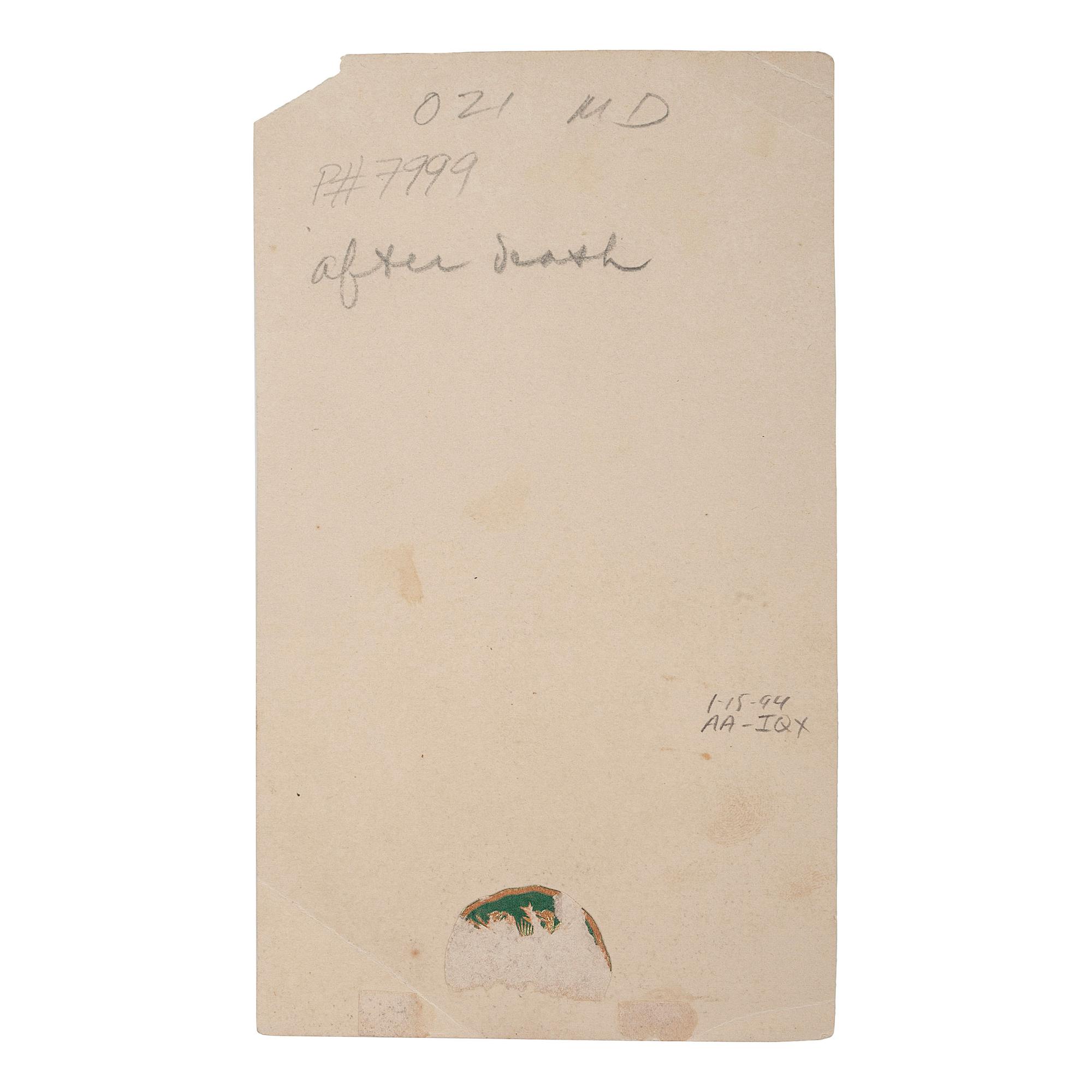 [OUTLAWS & LAWMEN]. A group of 4 items, highlighted by: RALSTON, Sam (1809-1899). Autograph letter signed ("Sam Ralston") to son-in-law, Frank James. Independence, MO, 8 April 1883. 2 pages, 7 3/4 x 12 1/2 in.