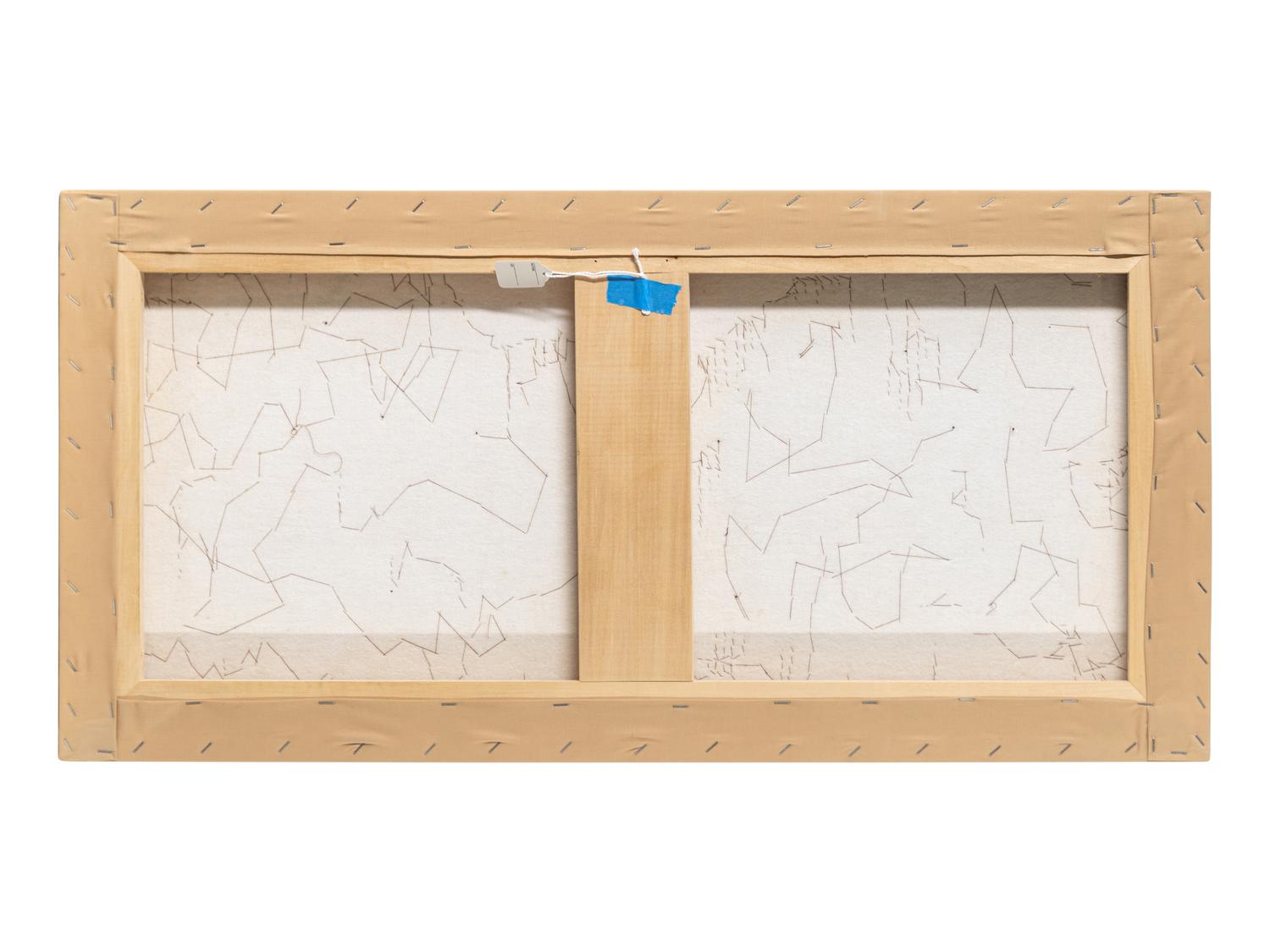 A Framed Chancay Textile Fragment