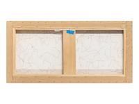 A Framed Chancay Textile Fragment