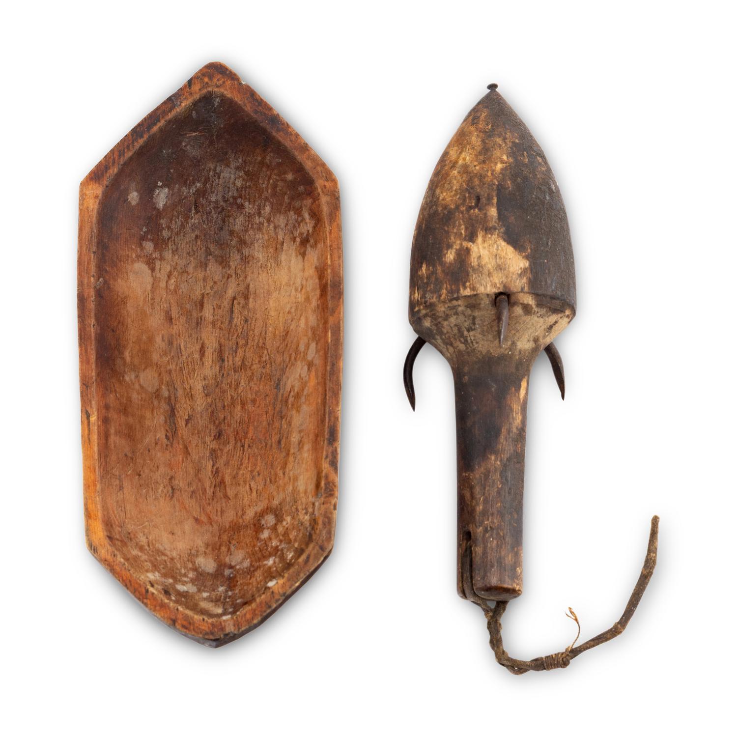Alaskan Native Fishing Weight and Bowl