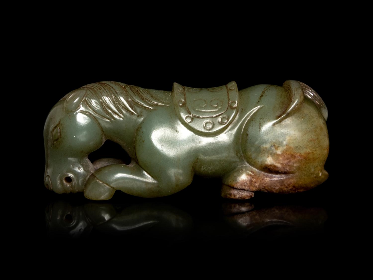 Four Chinese Jade Carvings of Animals