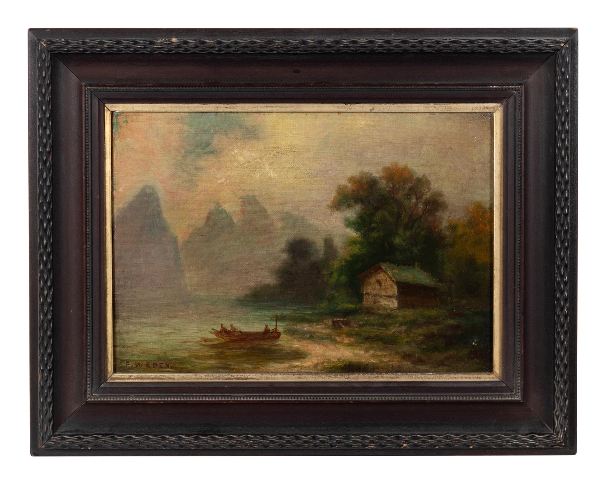Five Decorative Landscape Paintings