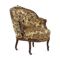 A Louis XV Style Gilt Bronze Mounted Rosewood Three-Piece Seating Suite