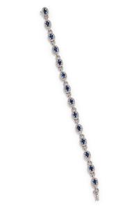 SAPPHIRE AND DIAMOND BRACELET