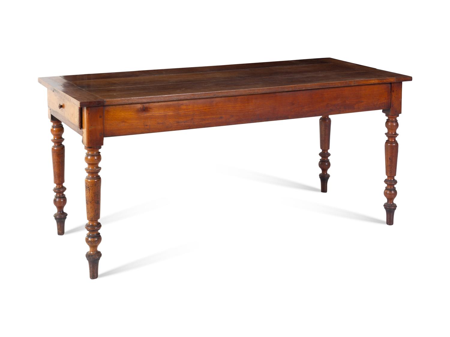 A French Walnut Farm Table