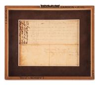 [COLONIAL] - [OLIVER, Andrew Jr. (1731-1799)]. A group of documents signed by Loyalists, including Massachusetts judge Andrew Oliver, Jr., and Maryland attorney Daniel Dulany.