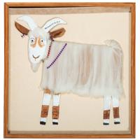 untitled, goat with necklaces