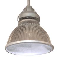 A Set of Eight Holophane Pendant Lights 10" W x 10" D x 21" H — France, Circa 1940