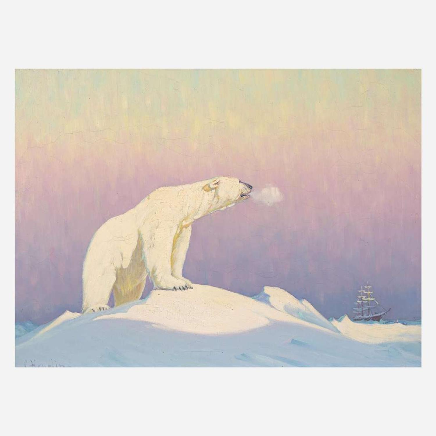 Magnus Colcord Heurlin (American, 1895–1986) Polar Bear