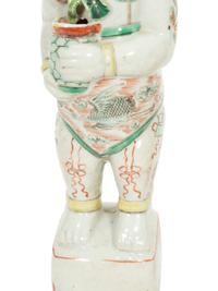 A Pair of Chinese Porcelain Figures of Boys