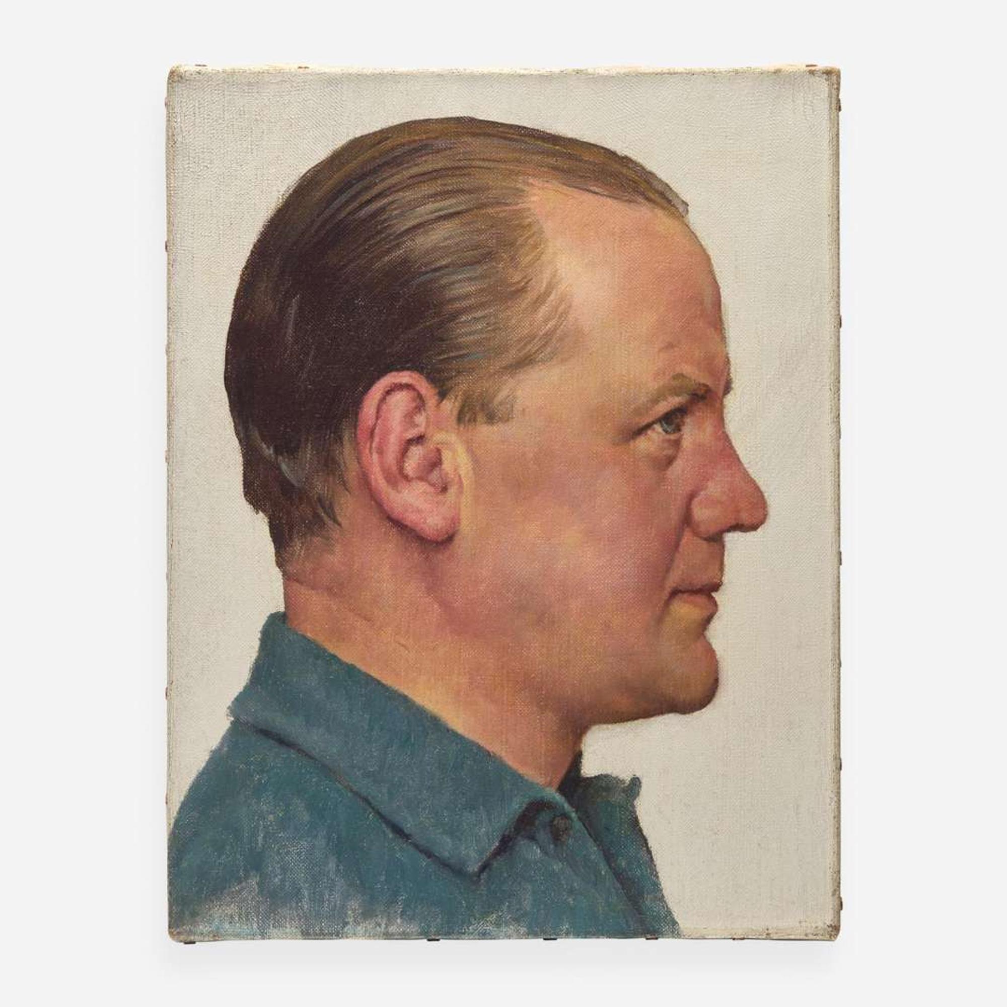 Norman Rockwell (American, 1894–1978) Portrait of Carey Bok