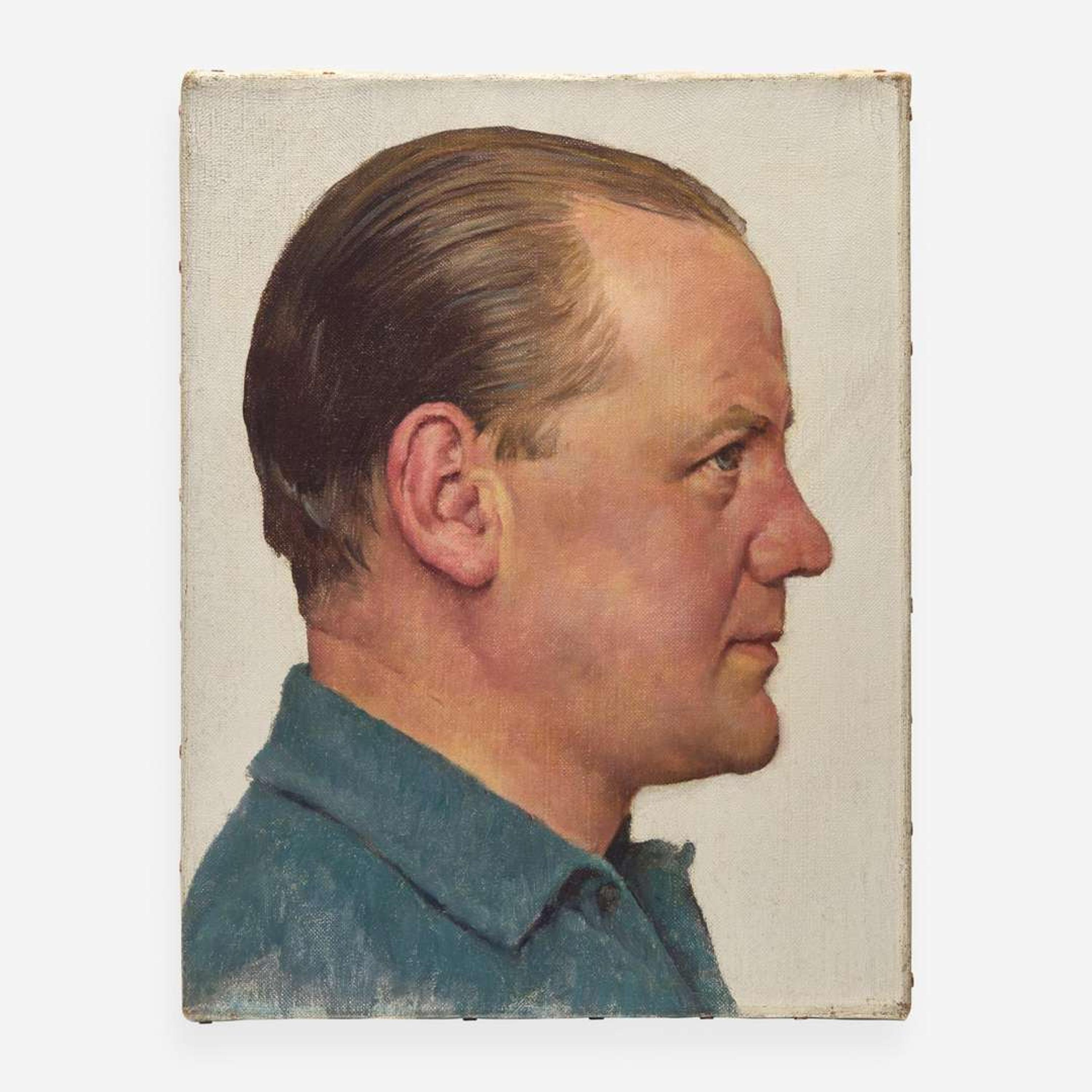 Norman Rockwell (American, 1894–1978) Portrait of Carey Bok