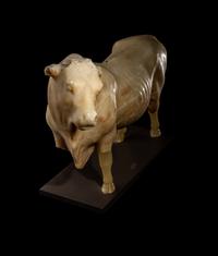 A Roman Alabaster Bull