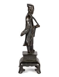 A Chinese Bronze Figure of a Daoist Immortal