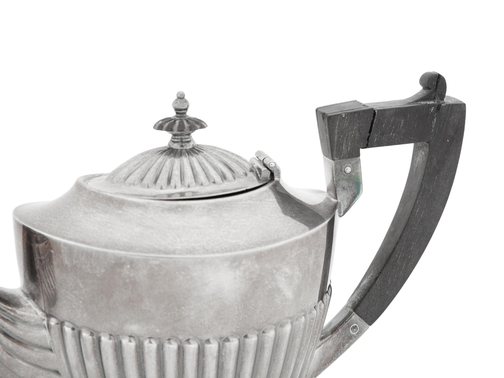 An American Silver Diminutive Teapot