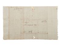 [WAR OF 1812]. MORTON, G. H. Autograph letter signed ("G. H. Morton"), to Peter P. Dox. Geneva, NY, 8 December 1812.