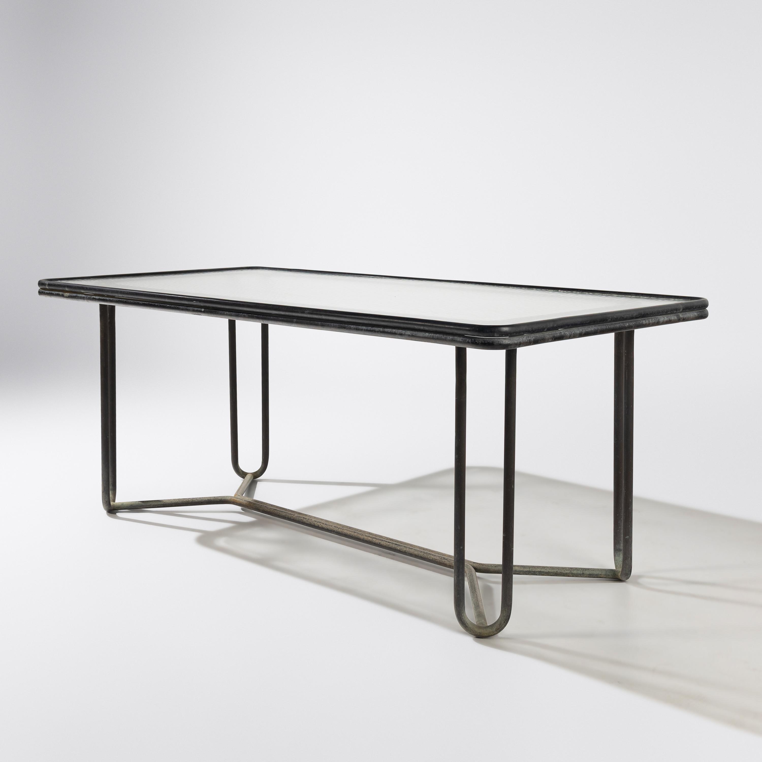Walter Lamb (American, 1900–1989) — Dining Set, Table and Six Chairs
