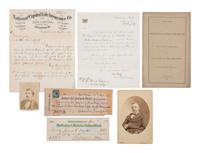 [LINCOLN, Abraham (1809-1865)]. An archive related to the trial of the Lincoln conspirators incl. CDVs of military commissioners and Surratt attorney, Reverdy JOHNSON.