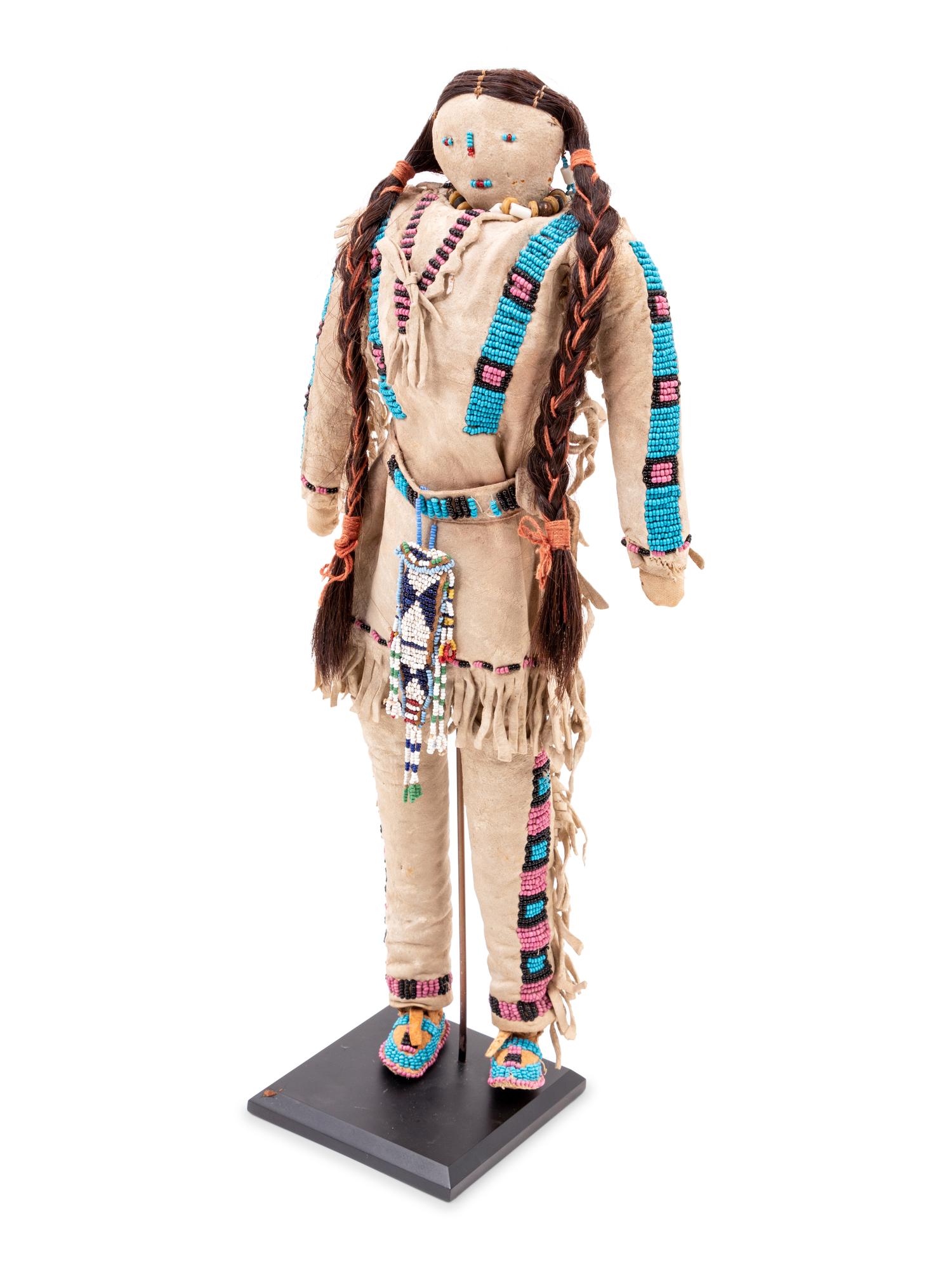 Dakota / Nakota Beaded Hide Male Doll