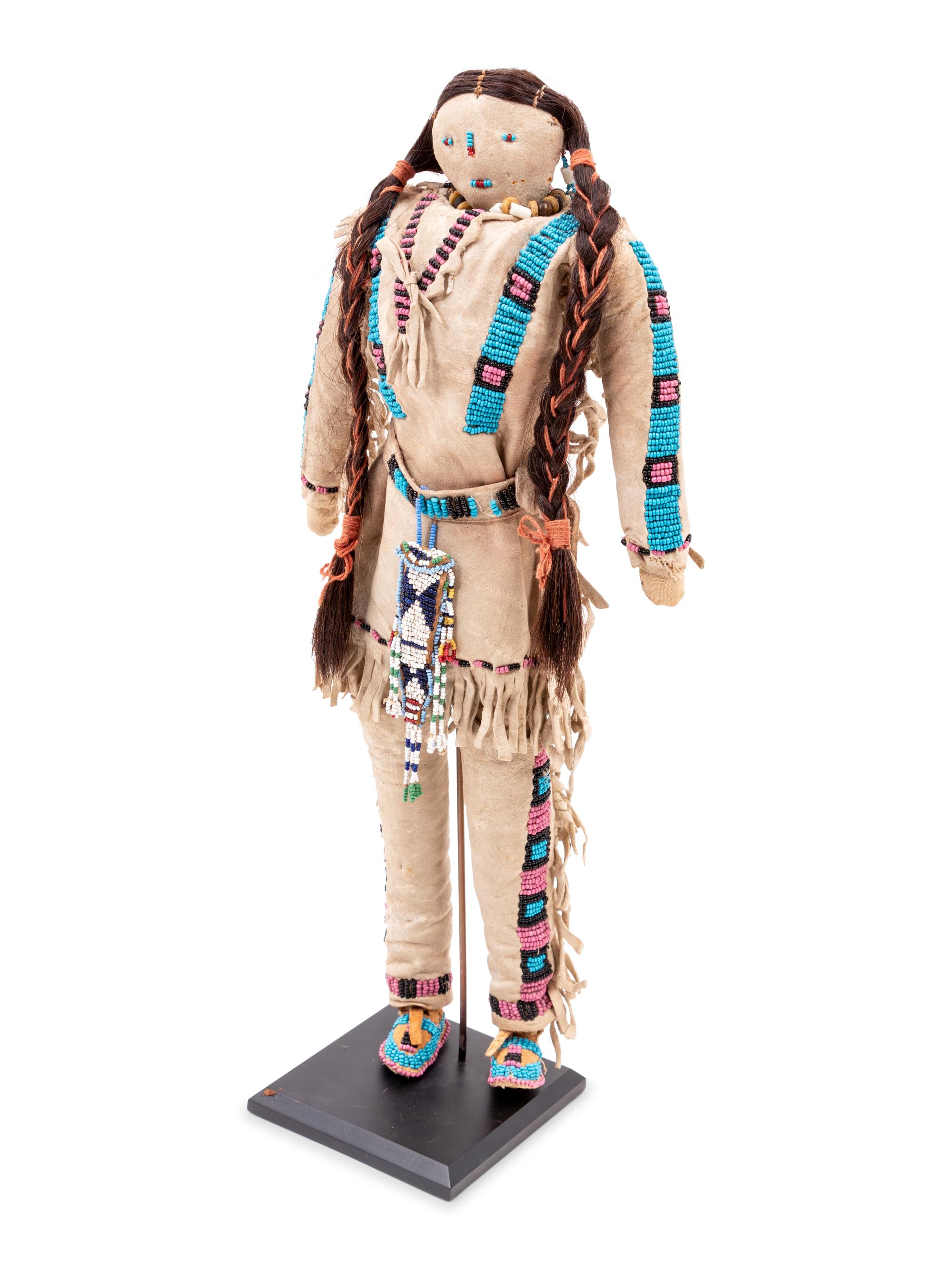 Dakota / Nakota Beaded Hide Male Doll