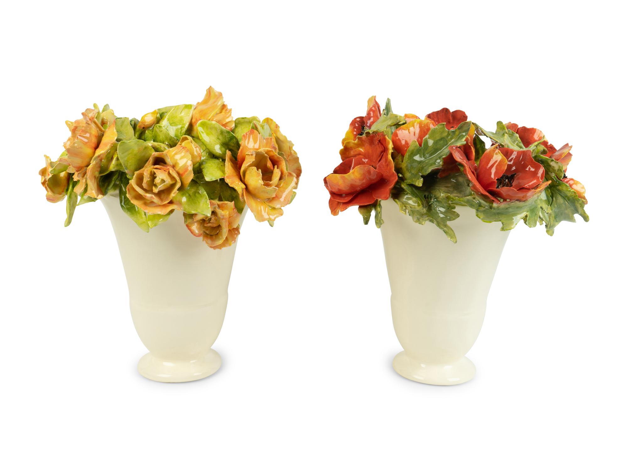 A Pair of Eva Gordon Ceramic Vases — 20TH CENTURY