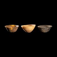 Three Bactrian Alabaster Bowls