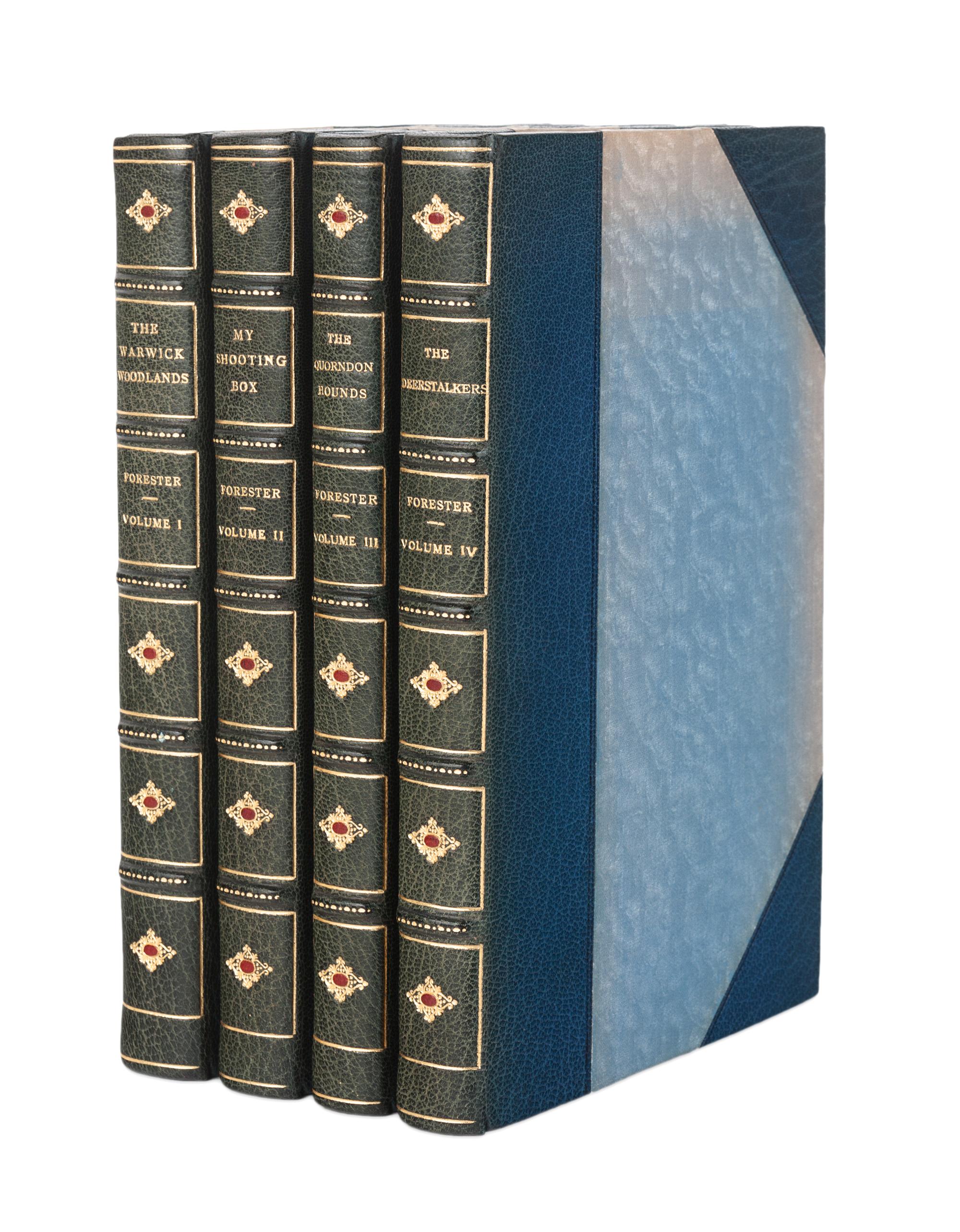 [DERRYDALE PRESS]. HERBERT, Henry William (1807-1858). The Sporting Novels of Frank Forester . New York, 1930.
