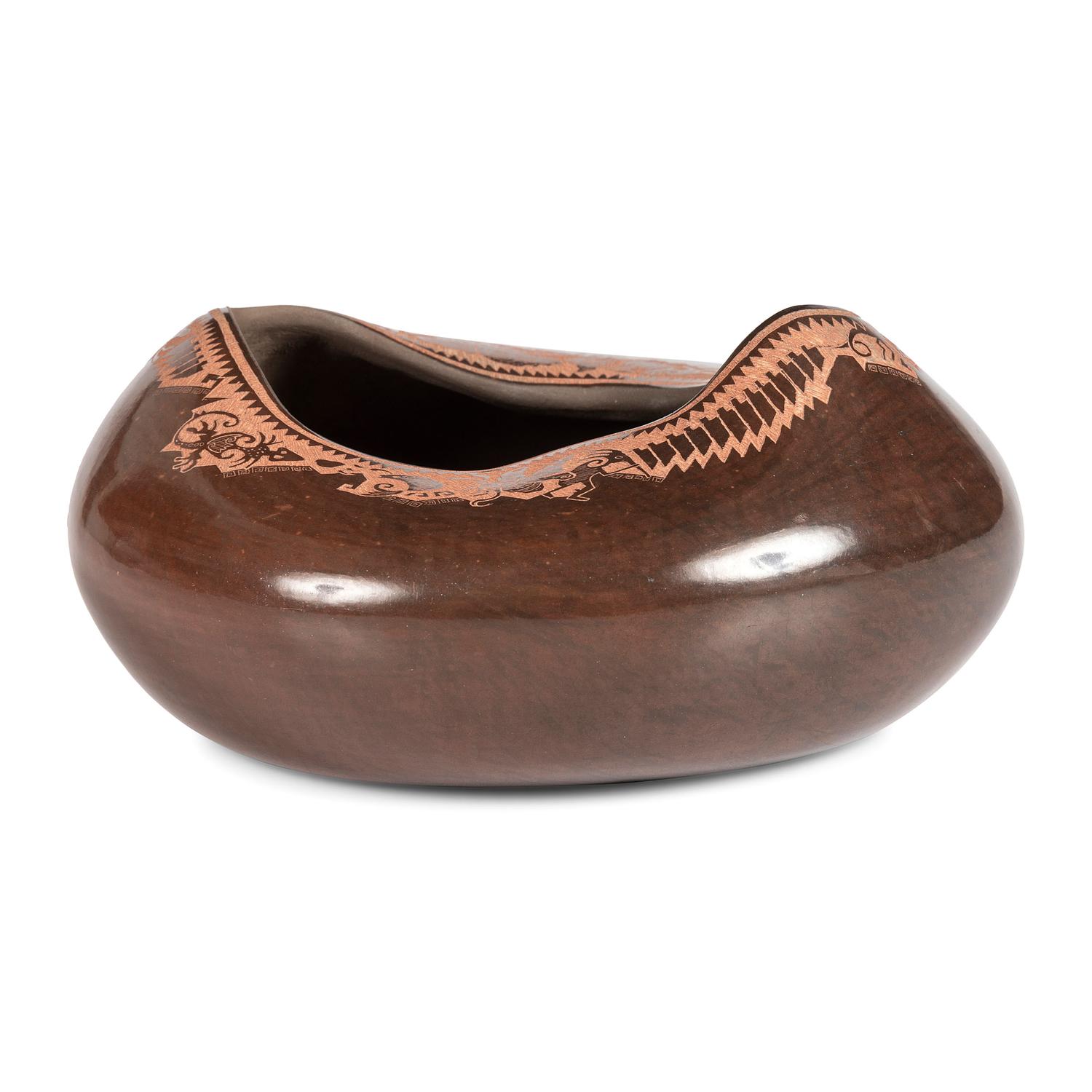 Sgraffito Pottery Bowl