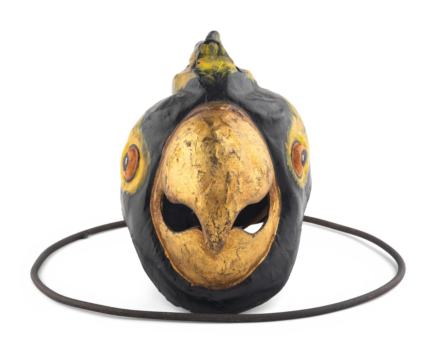 Four Papier Mache Animal Masks