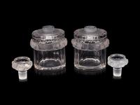 A Pair of Lalique Robinson Perfume Bottles