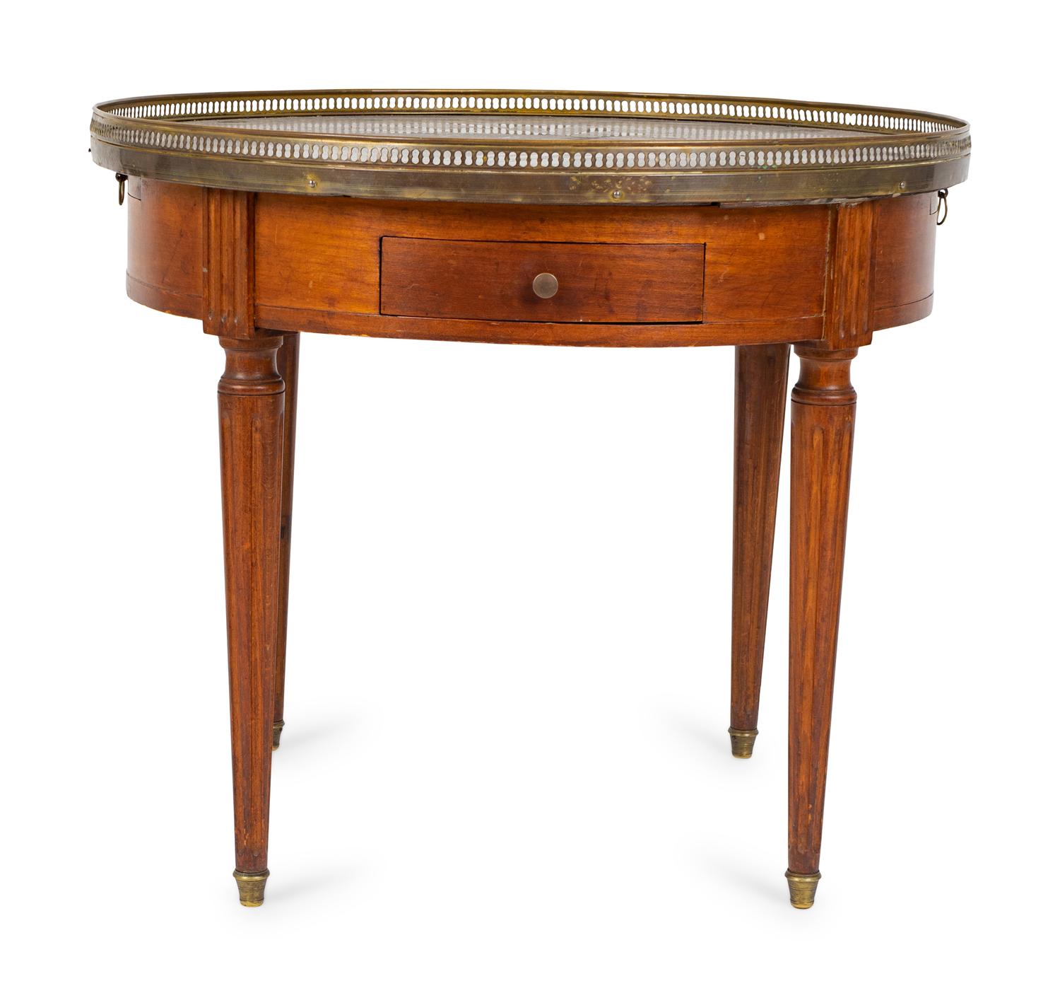 A Louis XV Style Marble-Top Low Table