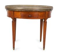 A Louis XV Style Marble-Top Low Table