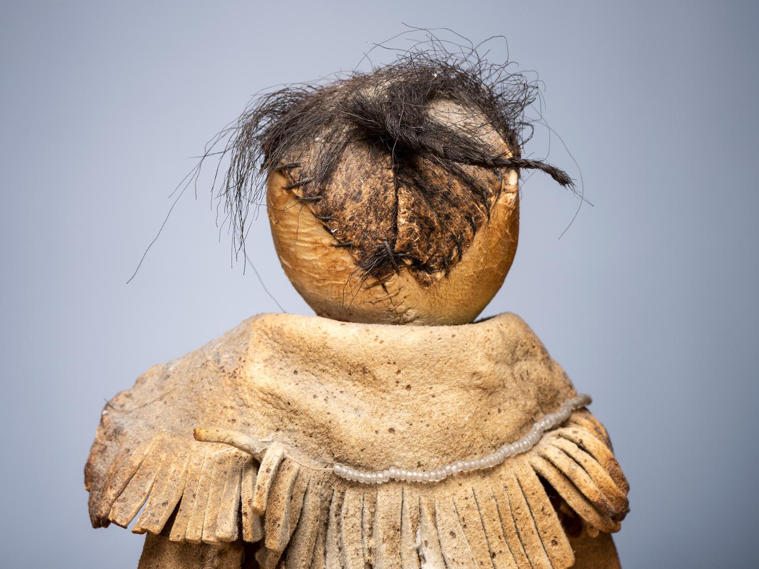 Early Southern Plains Hide Doll