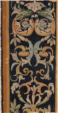 Two Framed Continental Tapestry Fragments