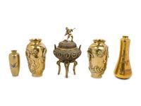 10 Japanese Copper Vessels