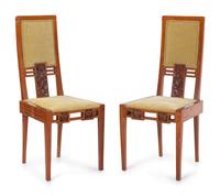 A Late Art Nouveau Table and Chairs