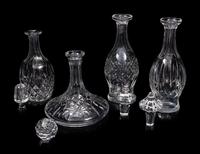 A Group of Four Cut Glass Decanters