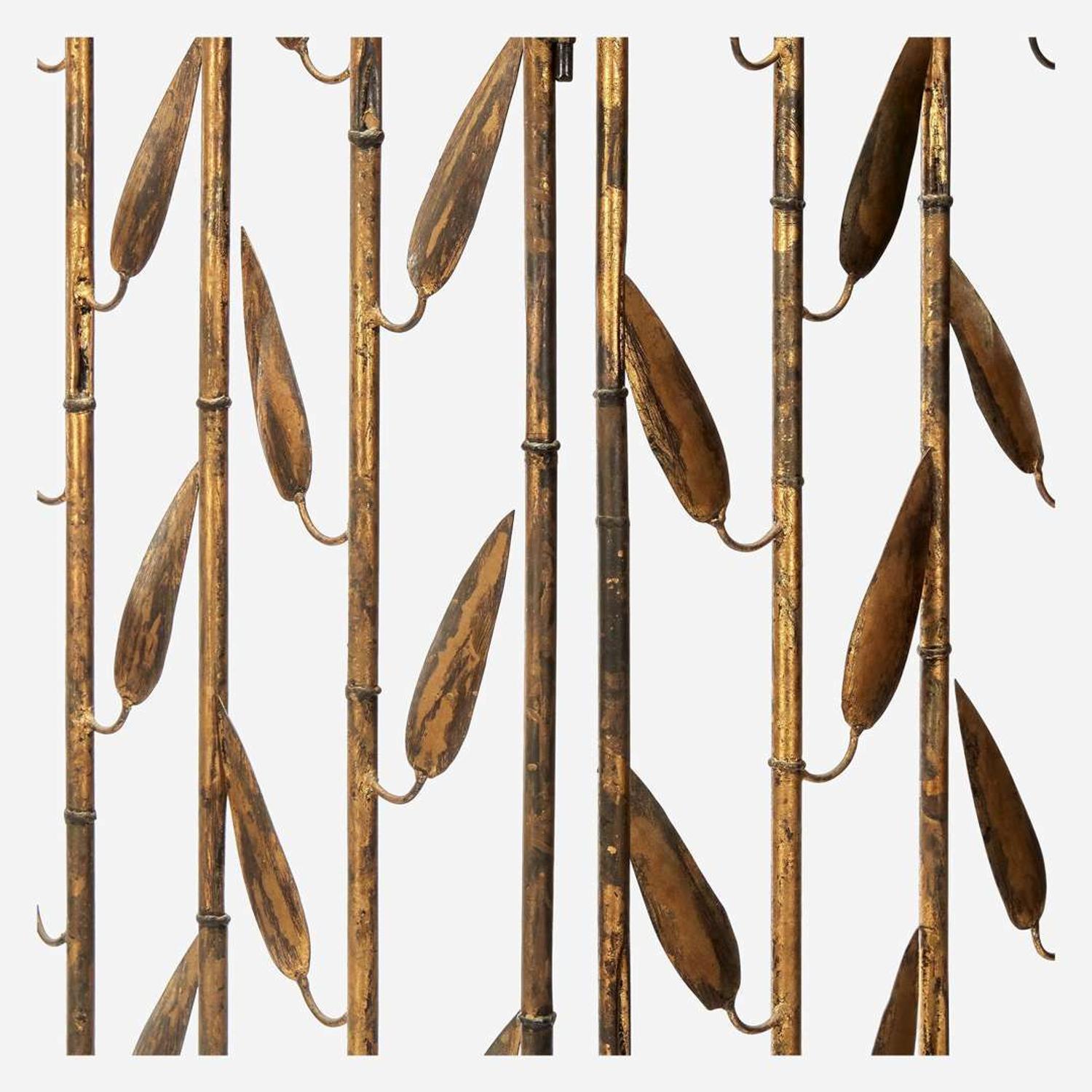 Joseph Konetsky (American, b. Poland, 1882-1963) "Bamboo" Folding Screen, Philadelphia, PA, circa 1940s