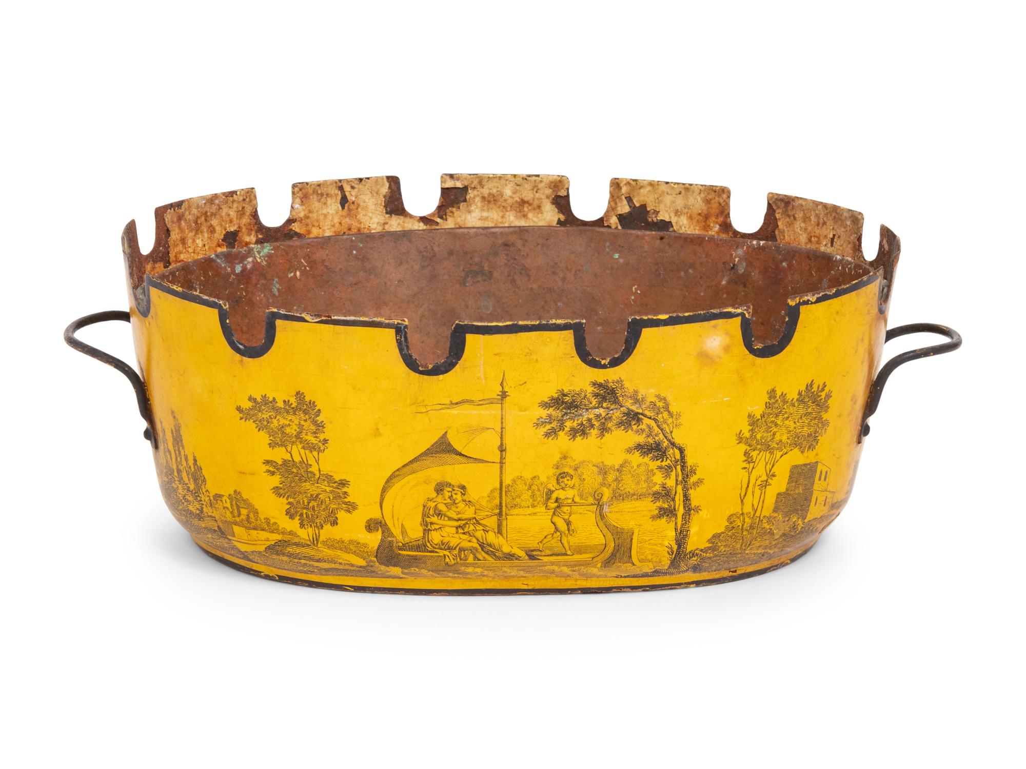 A French Yellow Tôle Verrière