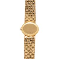CHOPARD, 18K YELLOW GOLD AND TIGER'S EYE WATCH