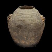 Three Chinese Grey Pottery Jars