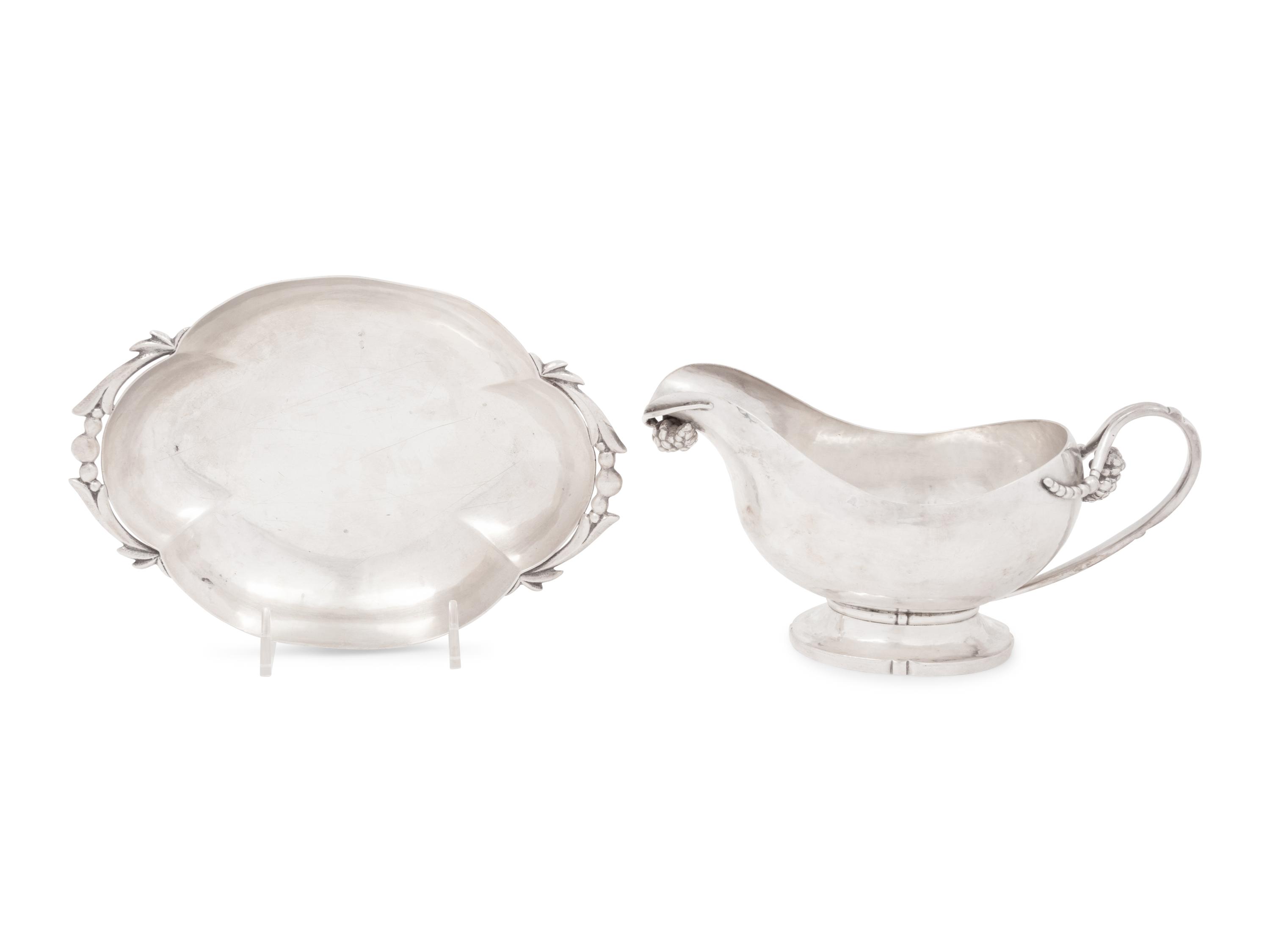 Two American Silver Table Articles