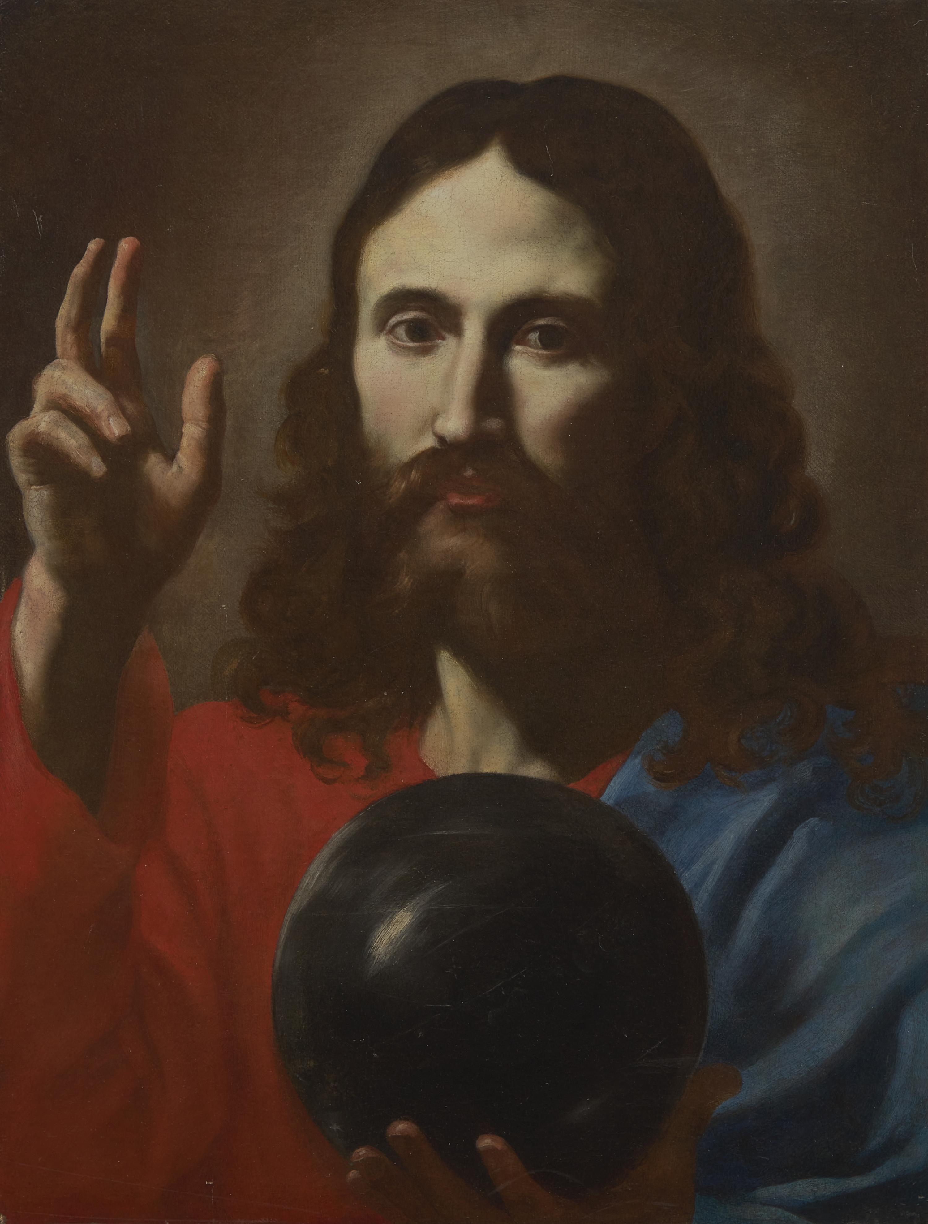 French School, 17th Century — Salvator Mundi