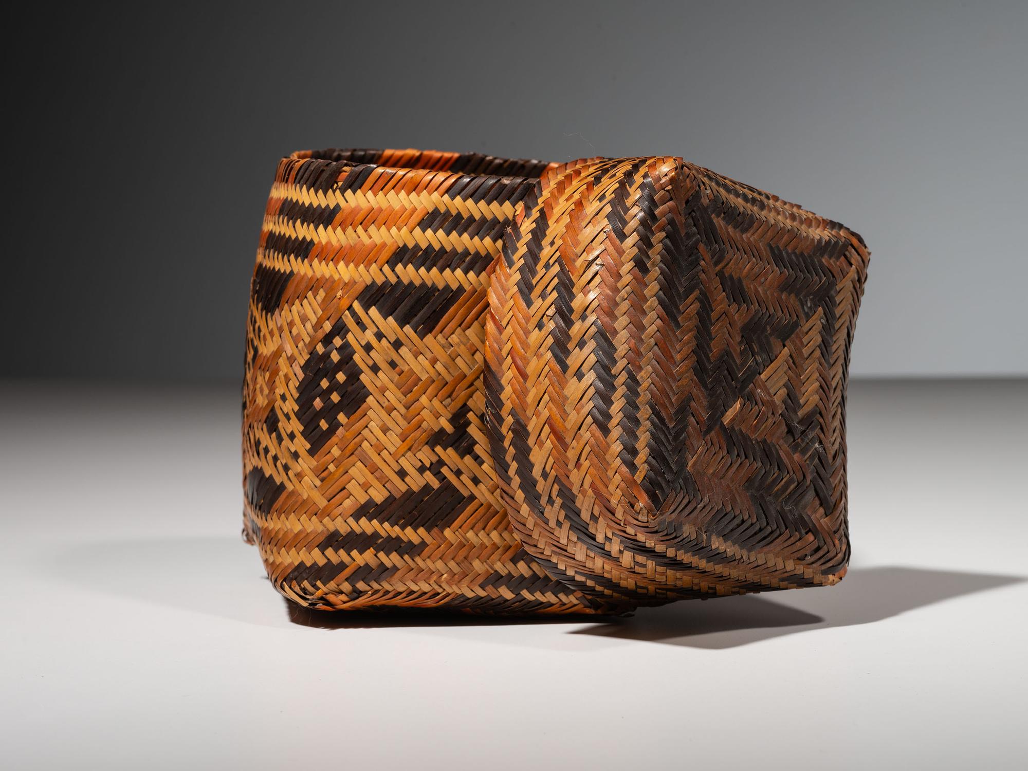 Chitimacha Double-Walled Lidded Basket
