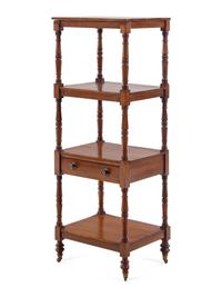 A Regency Style Mahogany Library Stand With Lectern