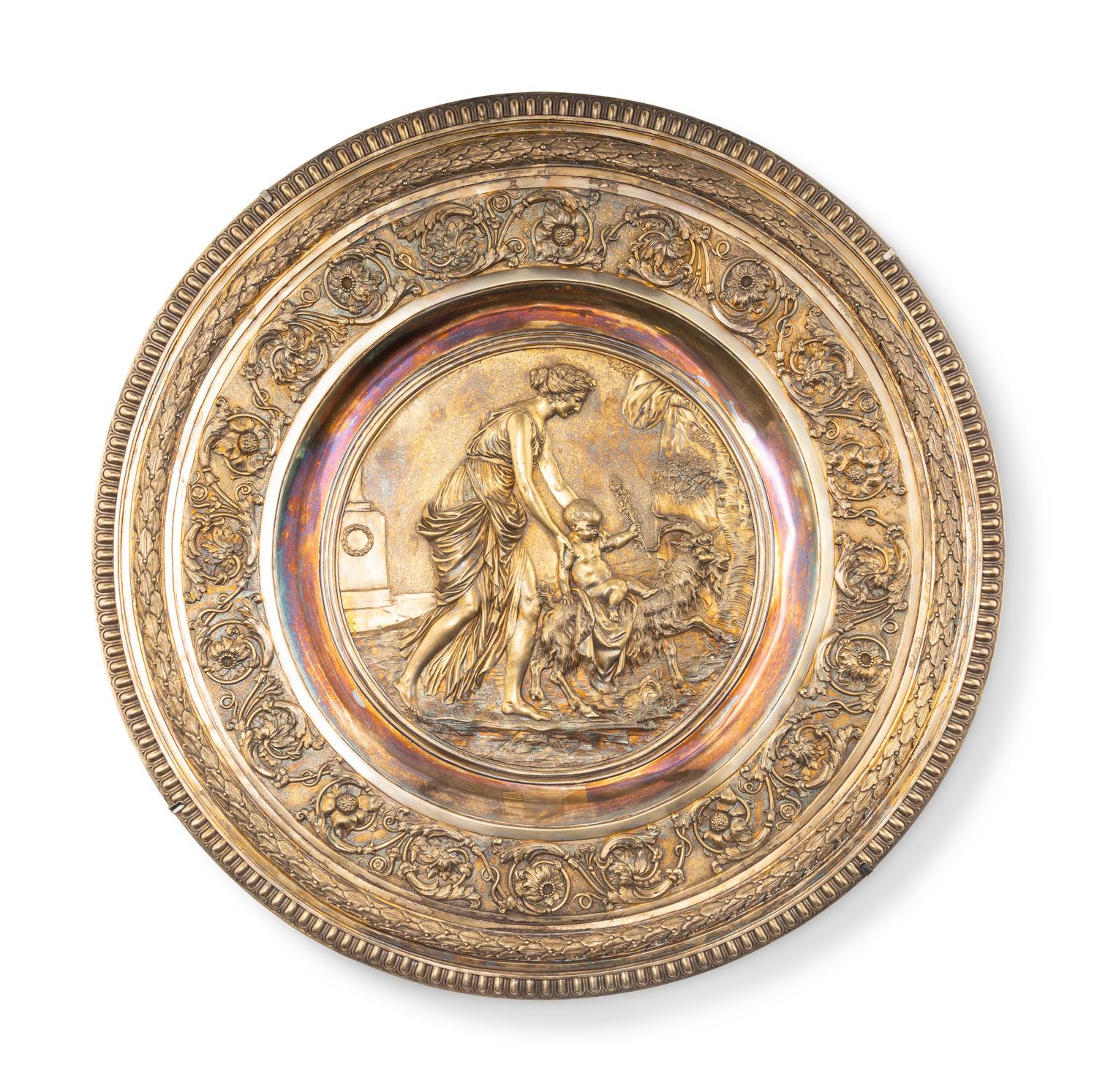 A George IV Silver-Gilt Sideboard Dish