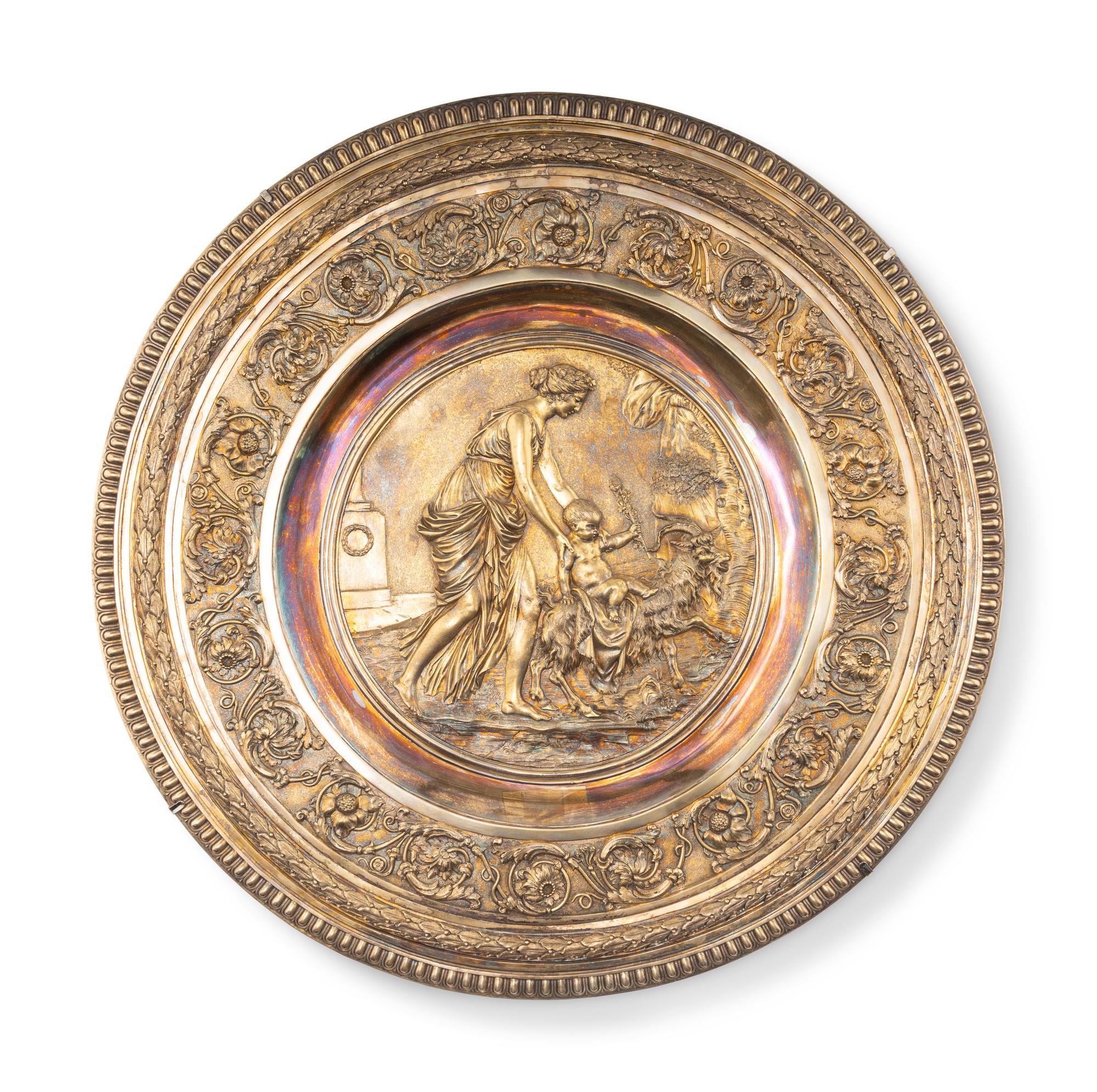 A George IV Silver-Gilt Sideboard Dish