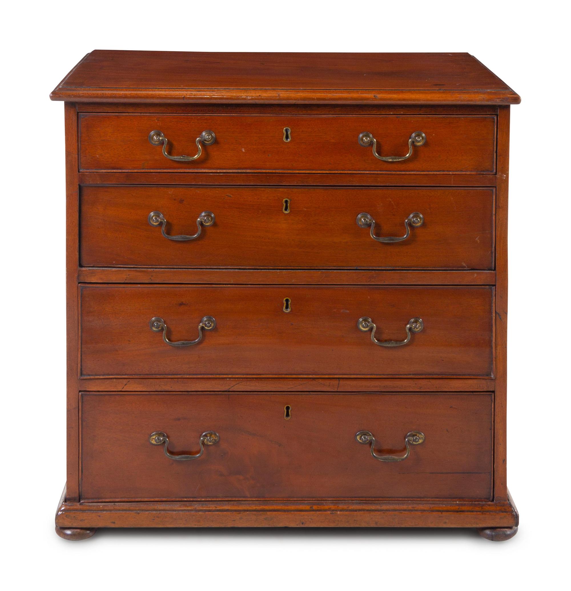 A George III Style Mahogany Bachelor's Chest