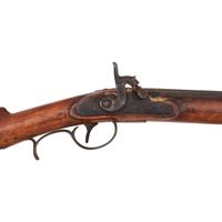Lightweight Fullstock Percussion Smooth Rifle by Leman