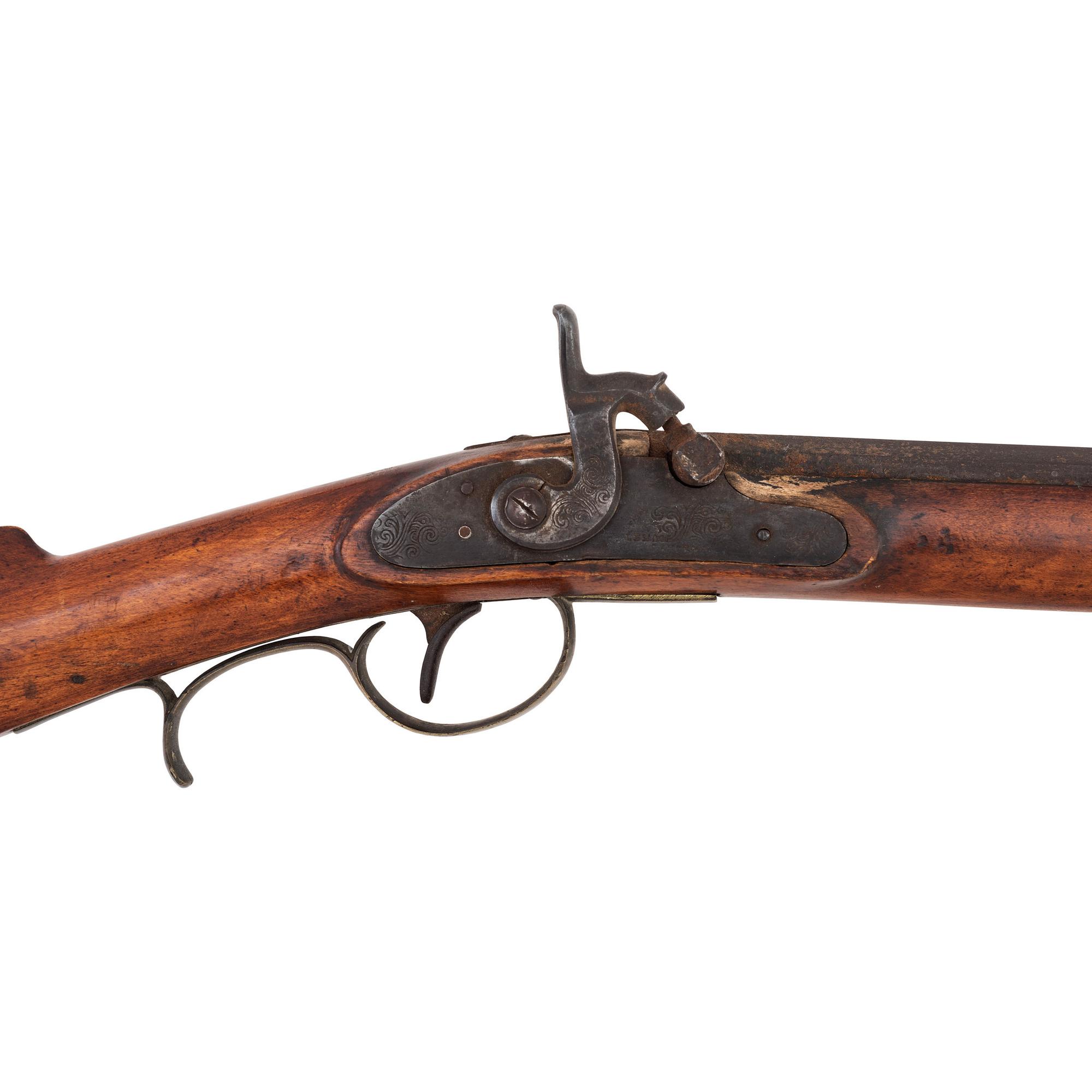 Lightweight Fullstock Percussion Smooth Rifle by Leman